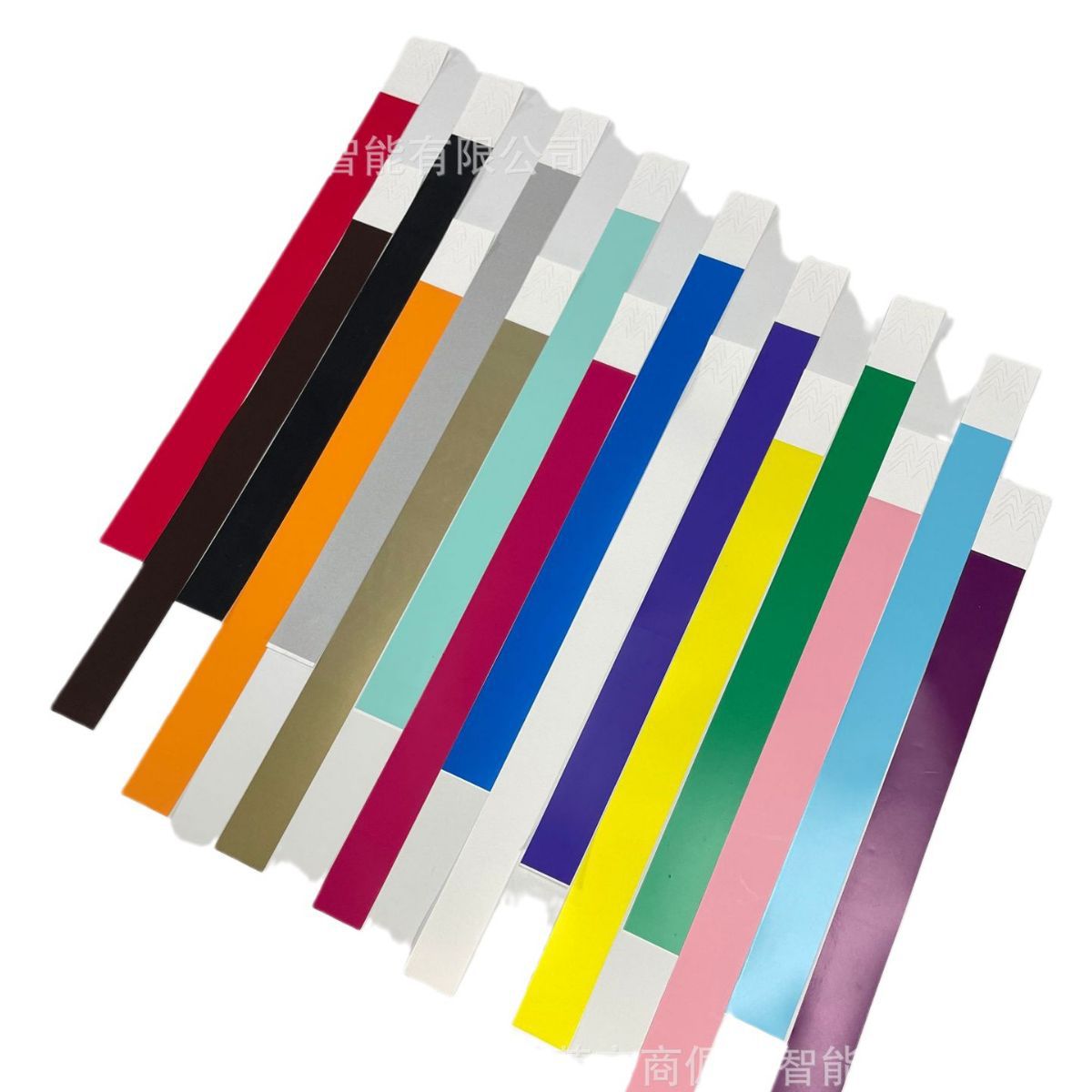 In stock disposable bracelet playground children's paradise color identification band PP synthetic paper outdoor waterproof wrist strap