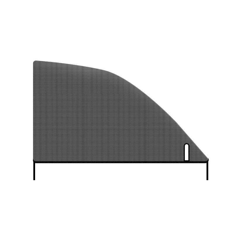 Sunshade Mesh Four-Piece Set for Car Mosquito Net Curtains, Sun Protection Sunshade Curtain, Side Window Mosquito Net, New Energy