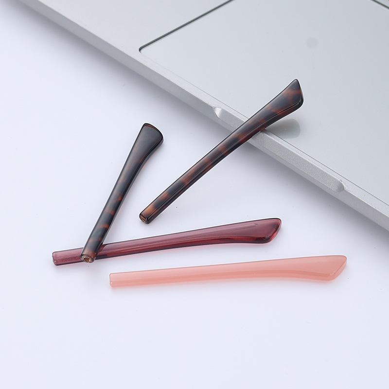 Anti-Slip Eyeglass Temple Tips, Soft Frame Temple Covers, Sunglasses Round Pin Flat Pin Metal Temple Covers, Eye Accessories Wholesale