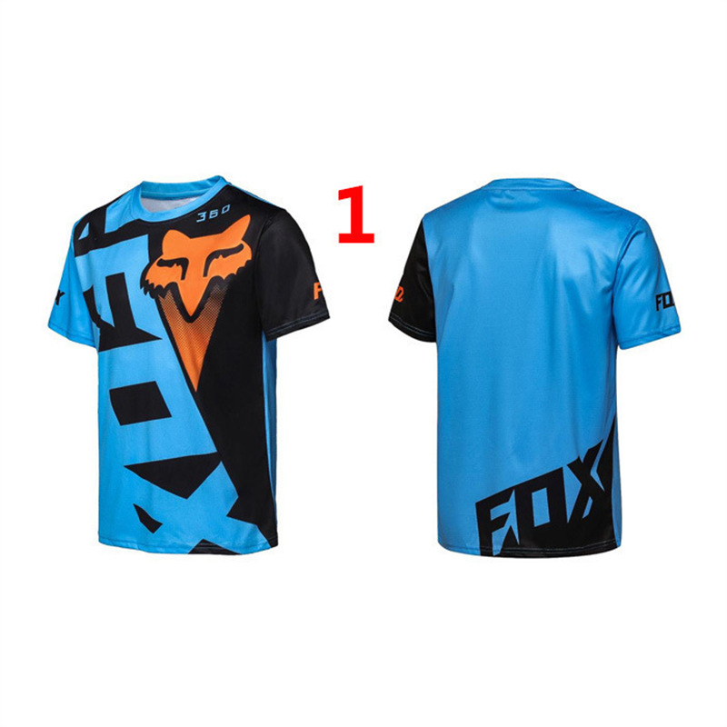 Cross-border Cross-country Racing Suit Short-sleeved T-shirt Quick-drying Top European and American Size Loosen Versatile Handsome