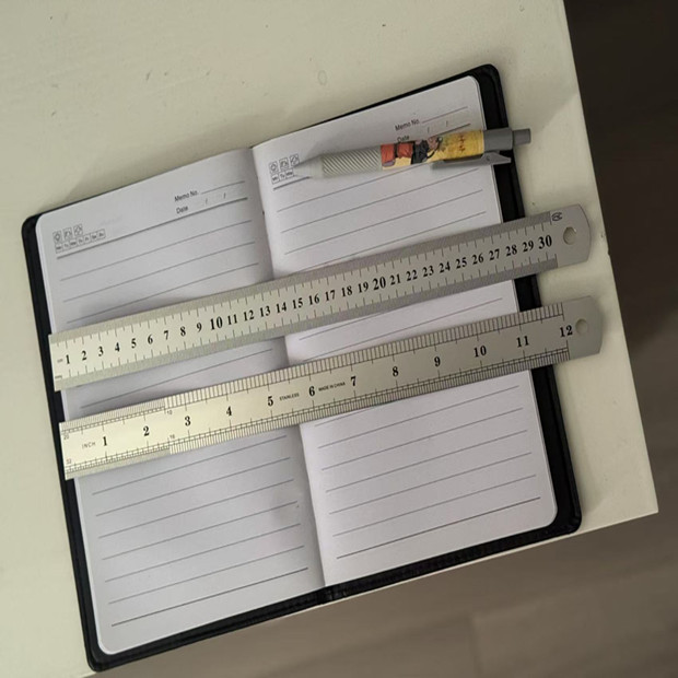 15Cm20Cm 30cm Stainless Steel Ruler Double-Sided Steel Ruler Metric Steel Ruler 150mm Steel Ruler Wholesale