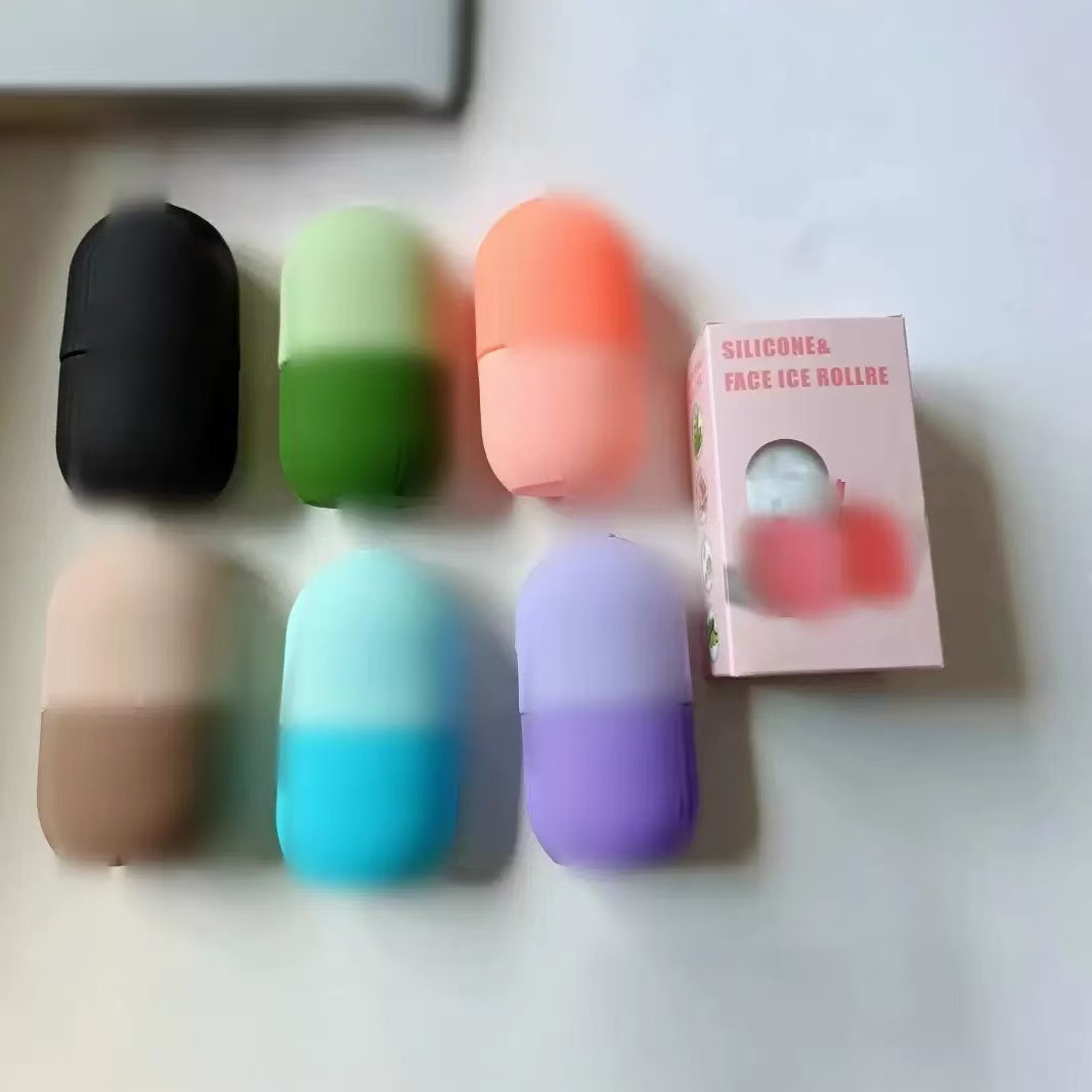 Cross-Border Popular Ice Strip Capsules for Facial Application, Facial Ice Compress Ice Mold Beauty Products, Ice Roller for Facial Application, Ice Mold