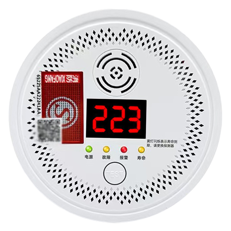 Household Carbon Monoxide Alarm Indoor Gas Detection Honeycomb Coal Heating Anti-Co Leakage Poisoning Detection Wholesale