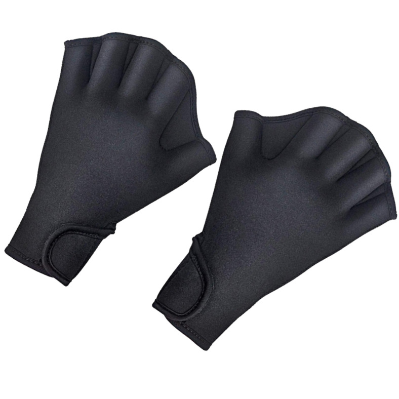 Customized Wholesale 2mm Swimming Fins, Paddling Palms, Diving Fins Gloves, Adult and Kidsren, Swimming Training Equipment