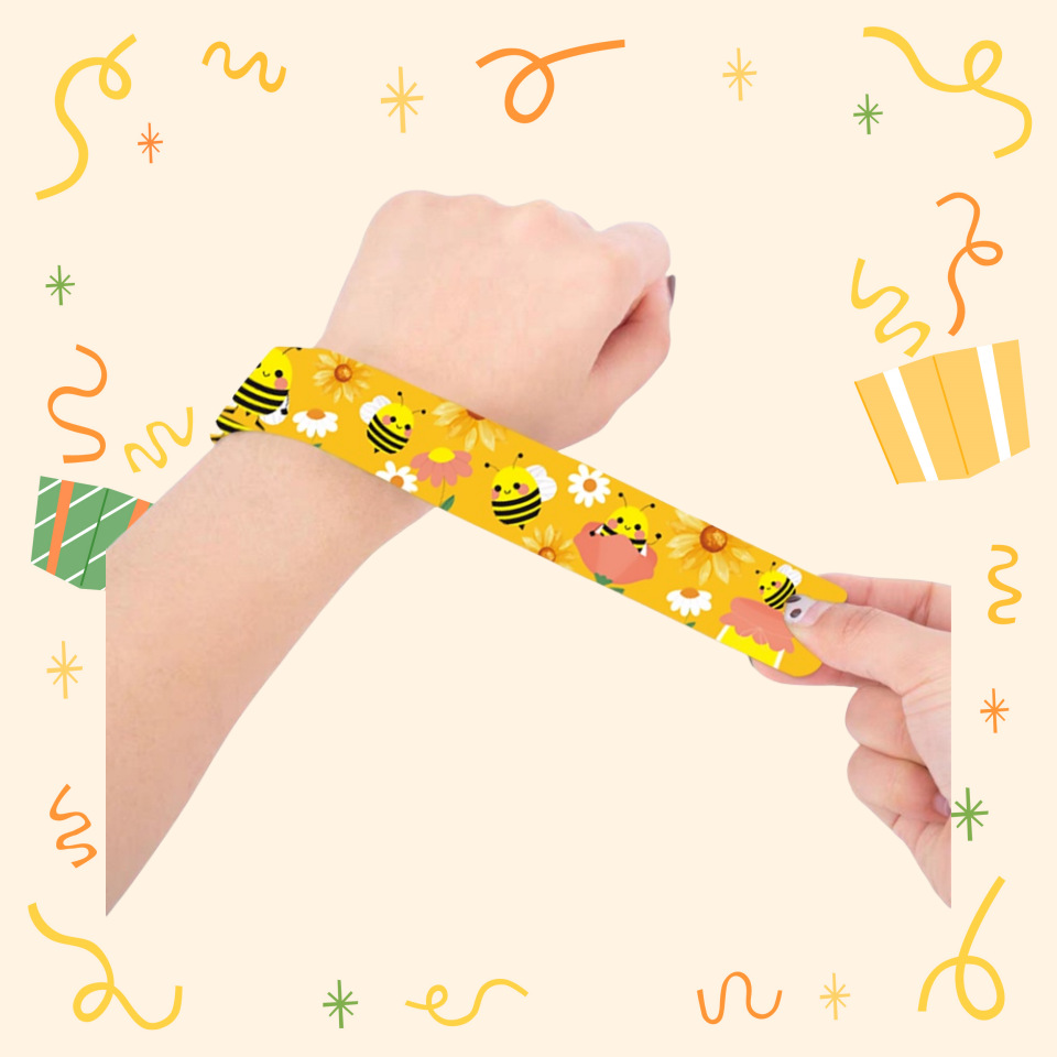 2024 cross-border bee clap circle honey clap belt insect clap circle clap belt party supplies