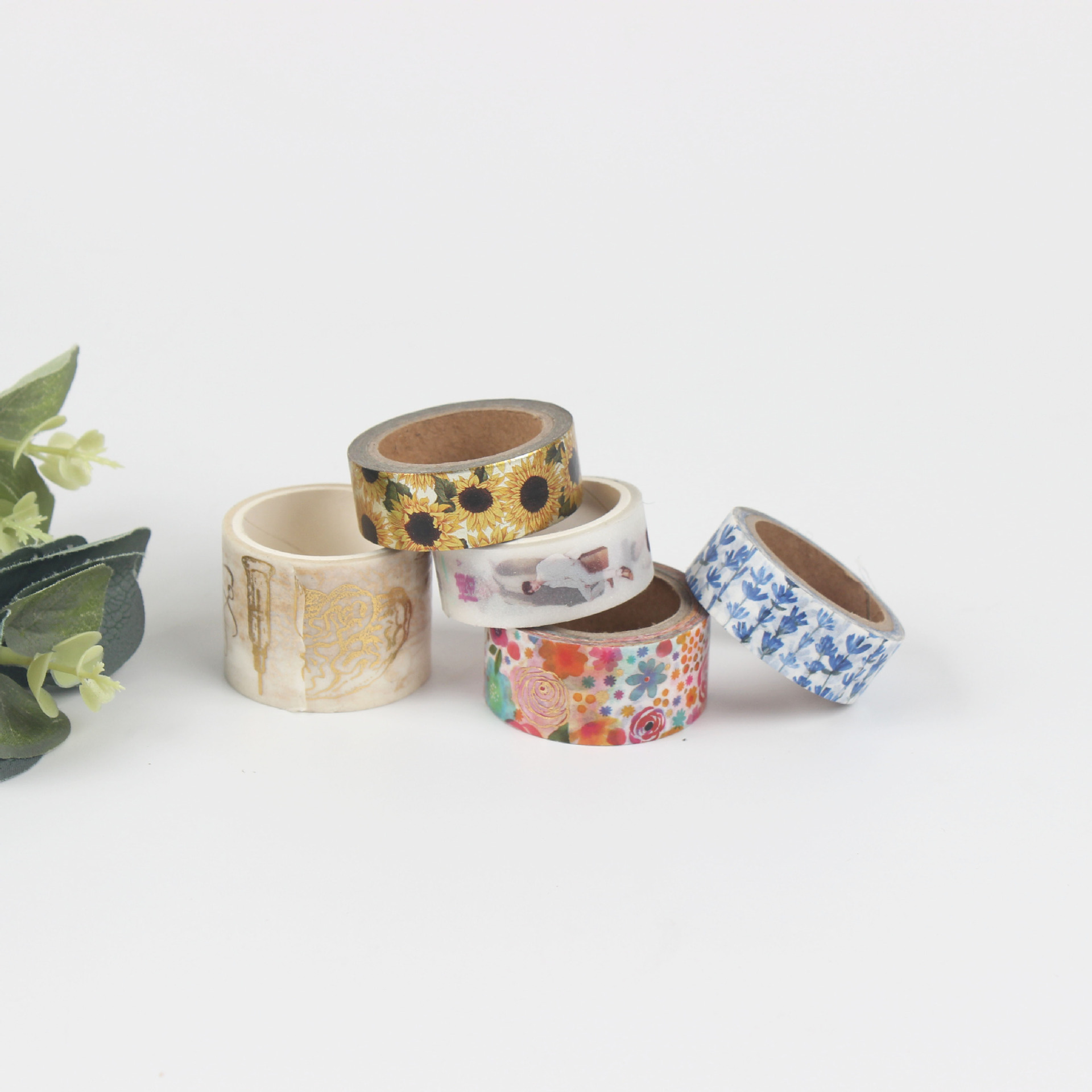 Фабричная печать индивидуальной декоративной ленты для сумок с печатью изображения, горячее тиснение и настройка бумажной ленты