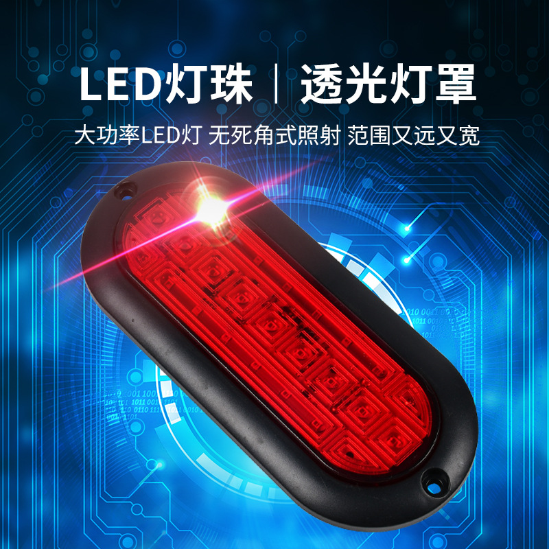 Factory in stock wholesale side light flash warning light brake light LED flash rear light anti-rear fog light