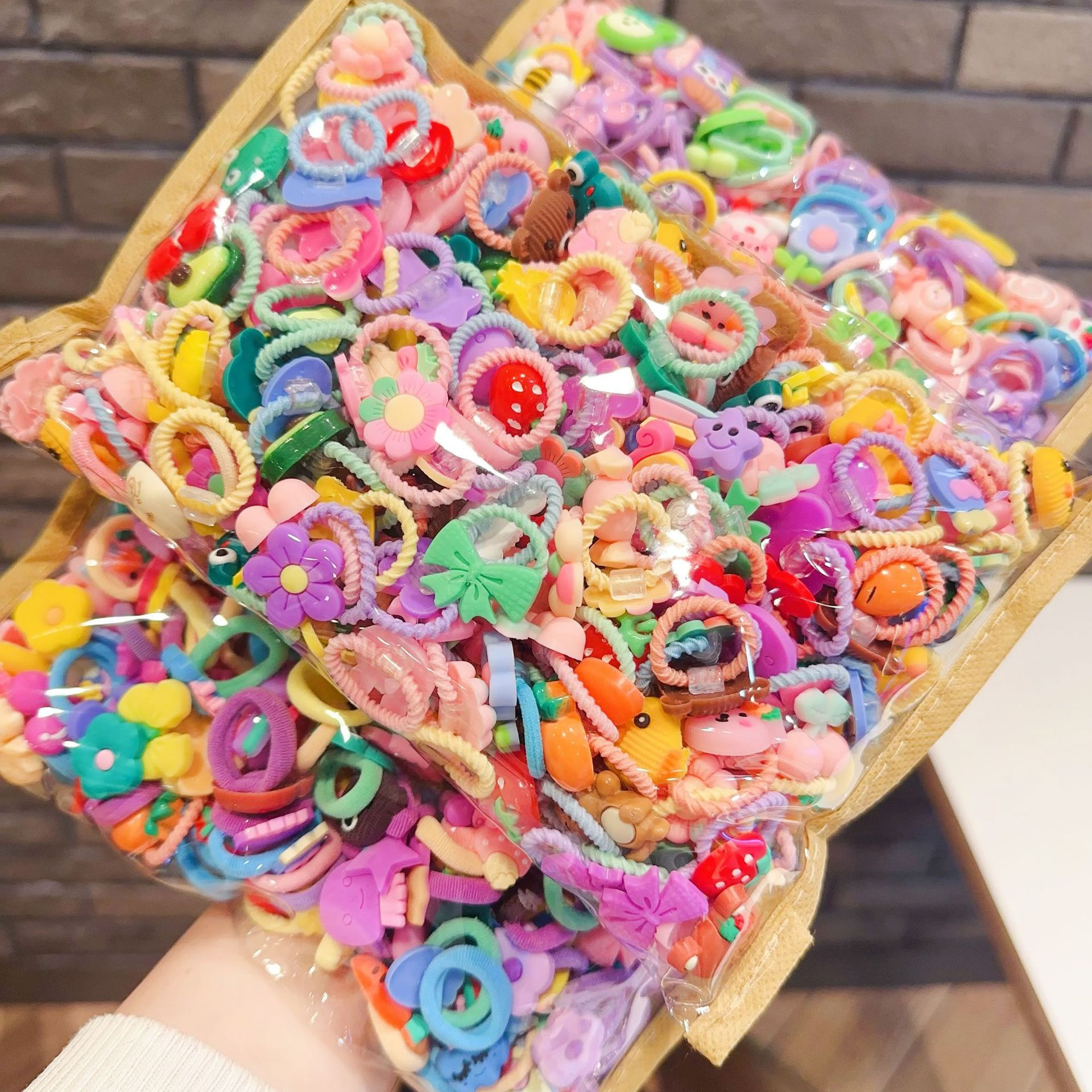 Children's Cute Thumb Hair Band Baby Hair Tie Baby Headband Little Girl High Elasticity Does Not Hurt the Hair Rubber Band Headband