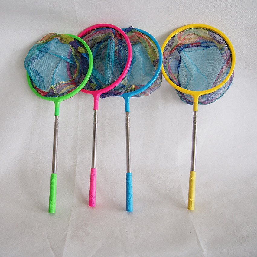 New children's copy net telescopic split fishing net mini fishing net butterfly copy net outdoor color copy net