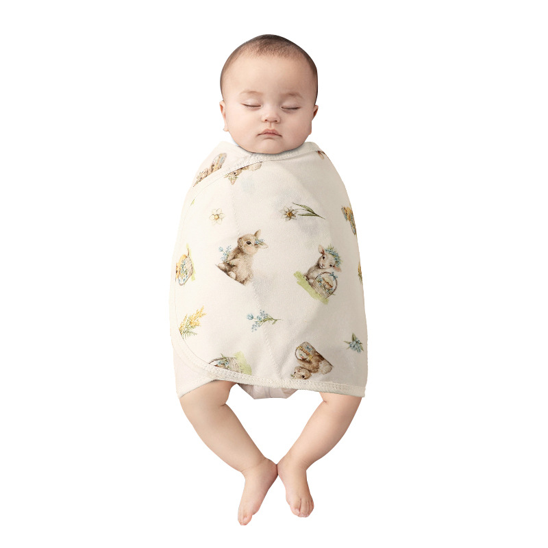 Baby Anti-Jump Sleeping Bag Swaddle Baby Sleeping Quiet Newborn Swaddle Towel Summer Spring and Summer Thin Quilt Wrap Sheet