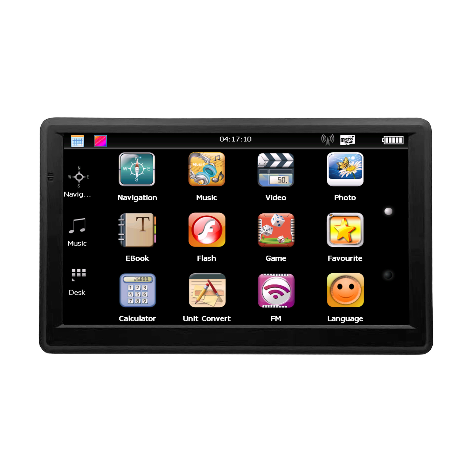 Cross-border e-commerce foreign trade portable 5/7/9 inch car GPS navigator HD 8G general car truck