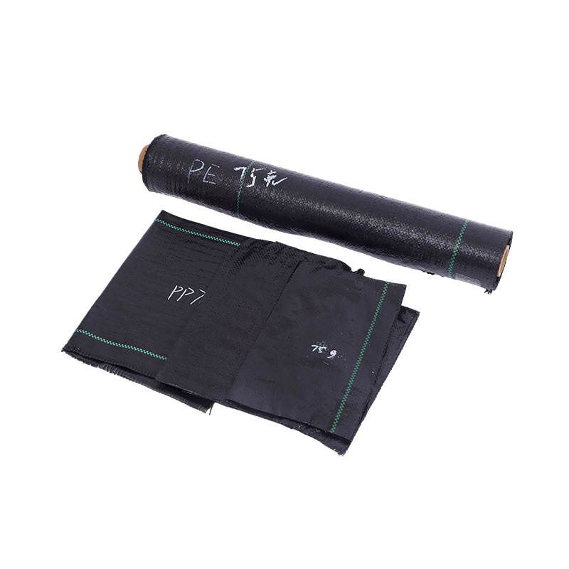 Pp Weed Control Cloth Polypropylene Weed Barrier Agricultural Orchard Bright Black Cloth Weed Control Ground Cover Anti-Aging Treatment