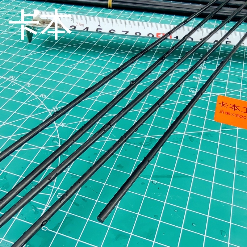 The Manufacturer Supplies Solid Carbon Fiber Rods with Anti-Sagging and High Strength. Carbon Rods Can Be Cut to Length and Multiple Specifications as Required