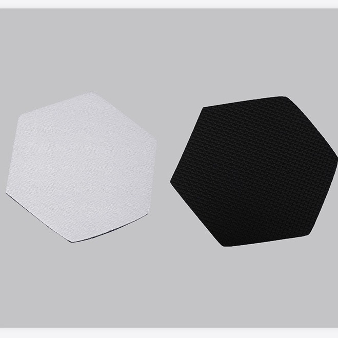 Blank Solid Color Car Cup Mat Made of Diving Material, Round and Square Embossed Printed Car Cup Mat, Heat Transfer Mouse Pad