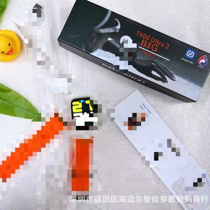 T900ultra 2 Smart Watch Gesture Answering Phone 9th Generation Bluetooth Music Smart Island 2.09 Large Screen Cross-border