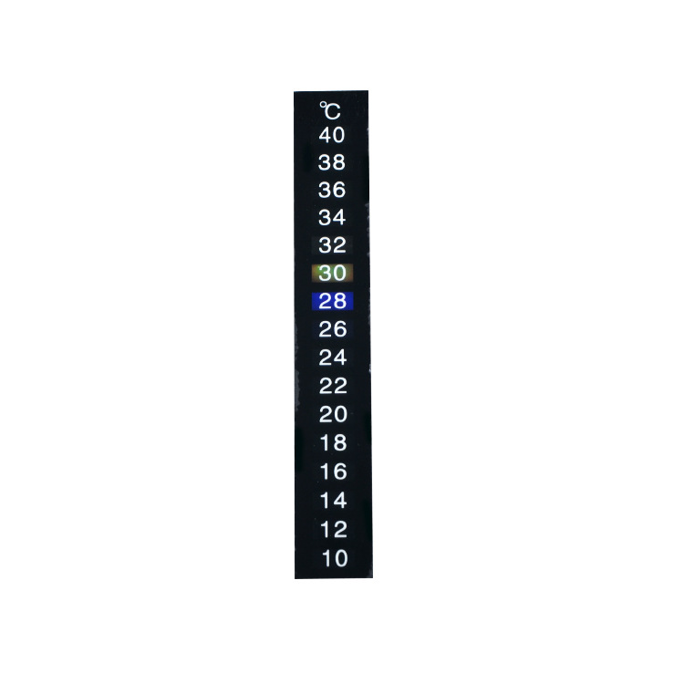 10-40 degrees Celsius aquarium fish tank temperature sticker temperature sticker induction type water tank fish tank special water temperature measurement sticker
