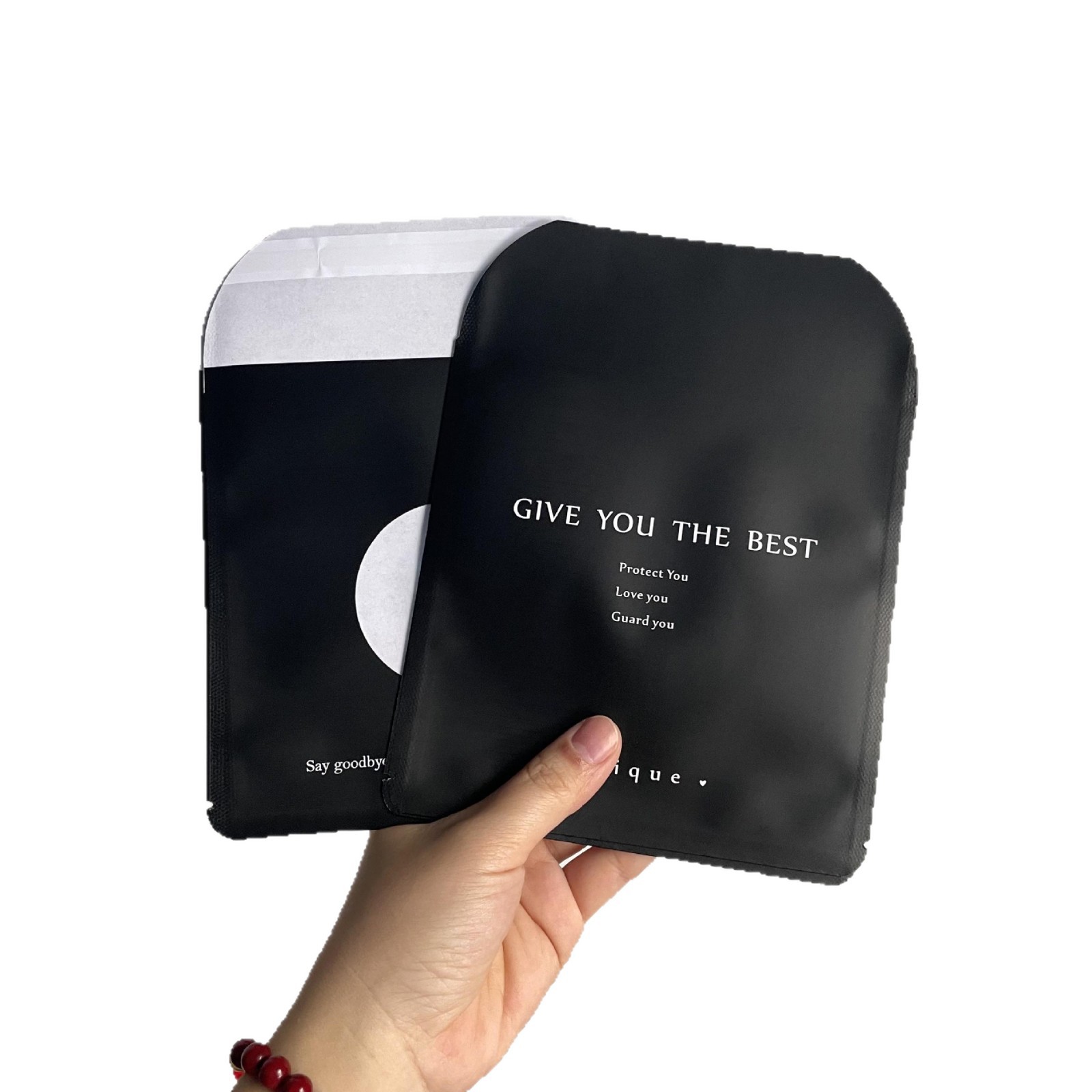 Spot Underwear Kraft Paper Packaging Bag Disposable Packaging Sealed New Women's Underwear Bag Leggings Ziplock Bag