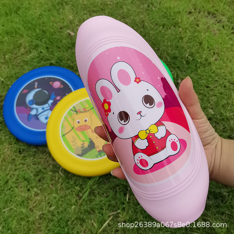 200mm Manufacturer Kidsren's Soft Flying Saucer Hand-Thrown Flying Saucer Kindergarten Safety Family Interactive Game Sports Coordination Training