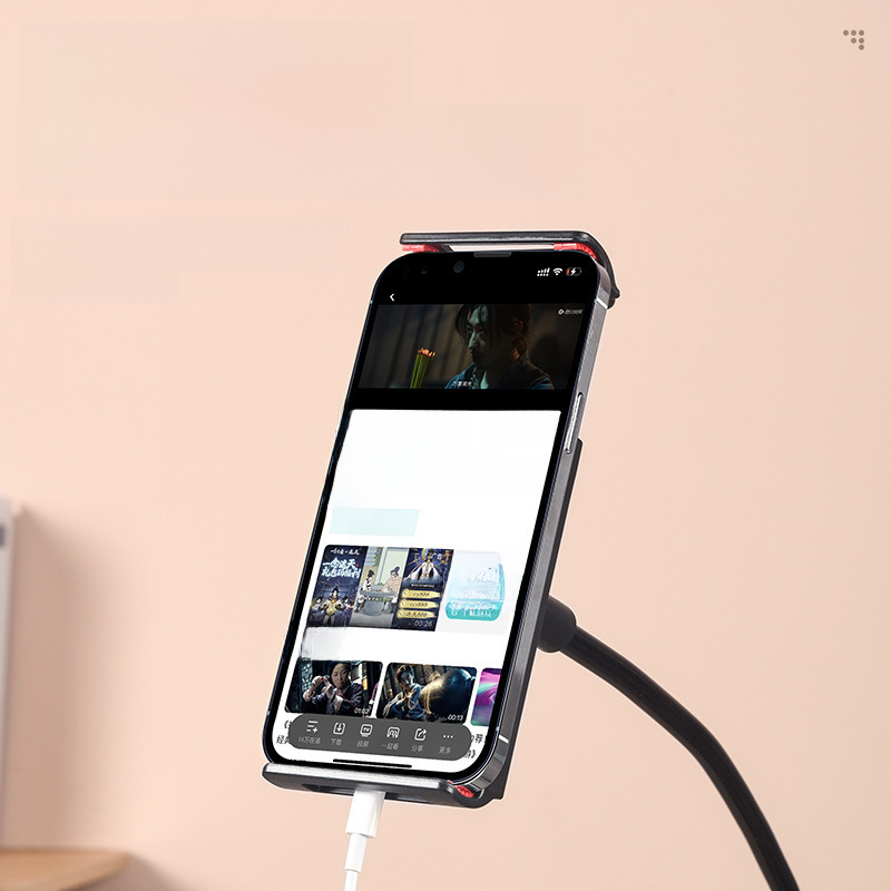 Spiral Base Lazy Mobile Phone Rack Bed Drama Artifact Bedside Flat Bracket Dormitory Watch Live Mobile Phone Bracket