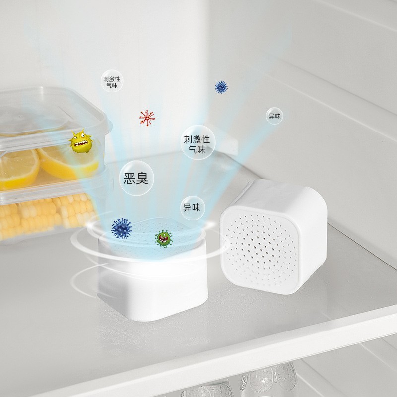 6 Pack Refrigerator Deodorant Activated Carbon Adsorption Purification Preservation Deodorizing Box Refrigerator Wardrobe Drawer Deodorizing Box