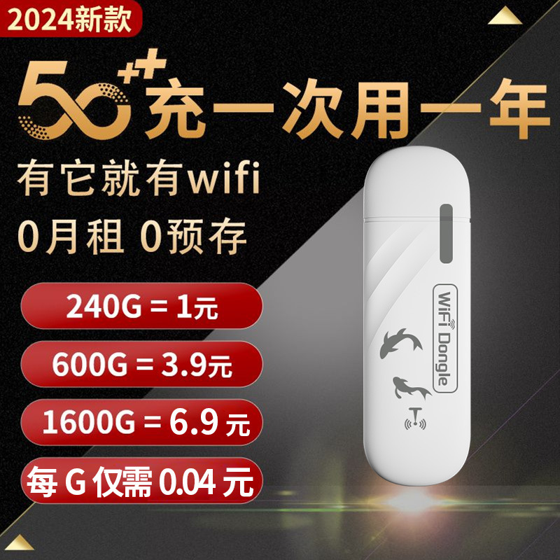 Portable Wifi with Full Network Access, 5g Network Mobile Router for Home, Dormitory, Rental, Live Streaming, High-Speed and Stable