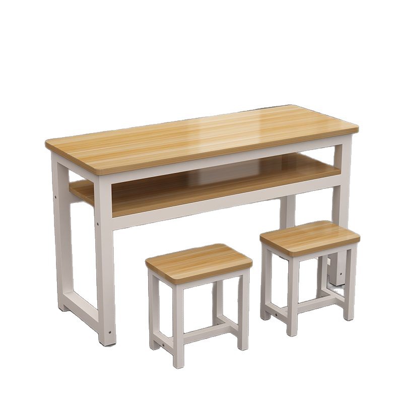 School Computer Room Table Computer Table Multimedia Computer Room Student Training Table Double Table and Chair Desktop Classroom Computer Table