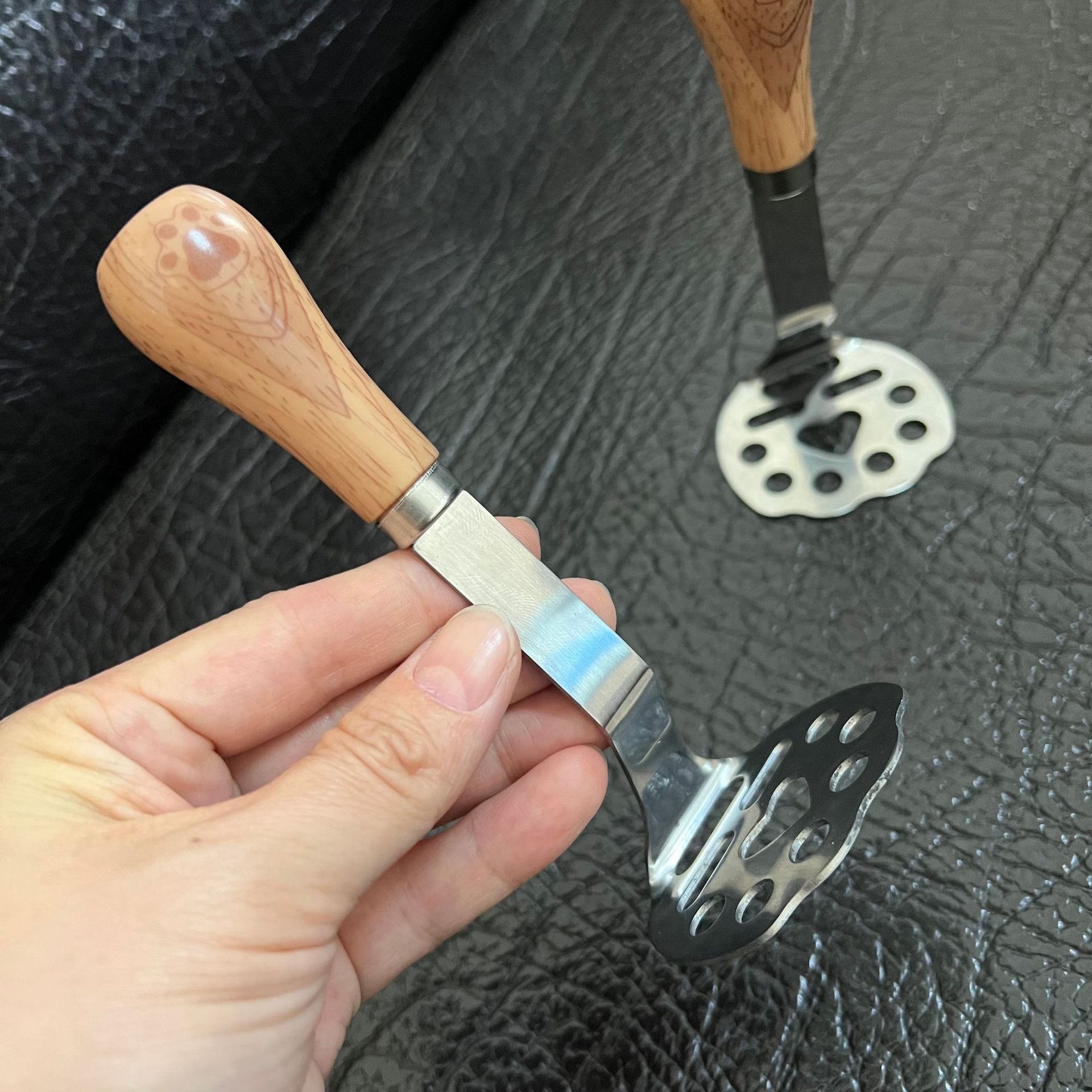 in stock vertical potato puree press stainless steel puree press roller puree baby food supplement tool