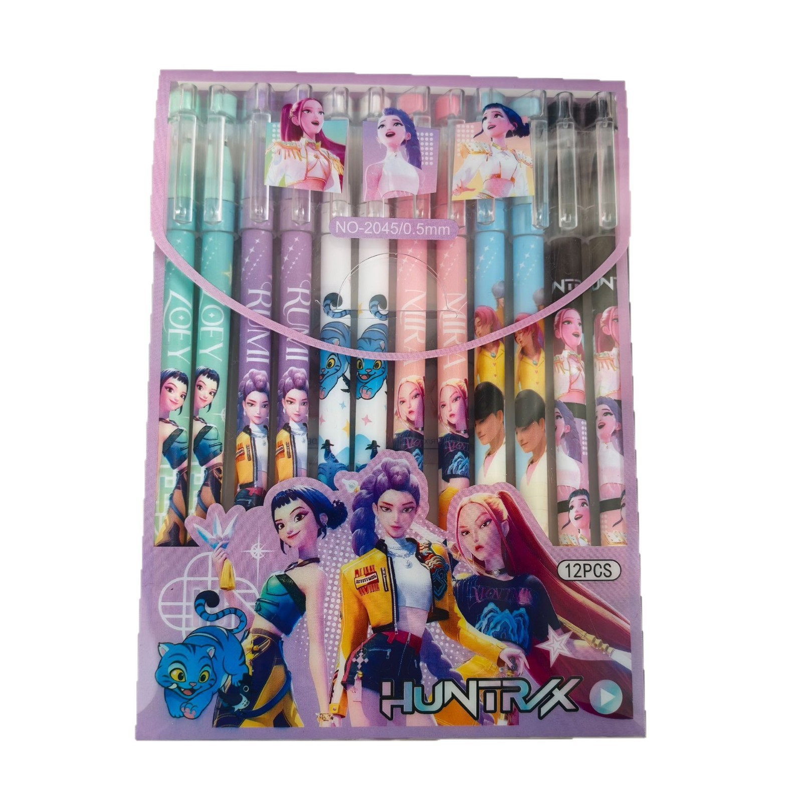 New Witch Hunter Group Cute Cartoon High-Looking Erasable Straight Gel Pen Cross-Border E-Commerce Stationery Manufacturer