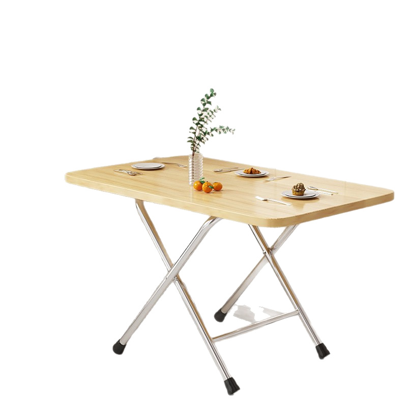 Sanmeng Small Table, Foldable Dining Table for Home Use, Suitable for Small Apartments, Rental Houses, Outdoor Stalls, and Dining; Foldable for Outdoor Use