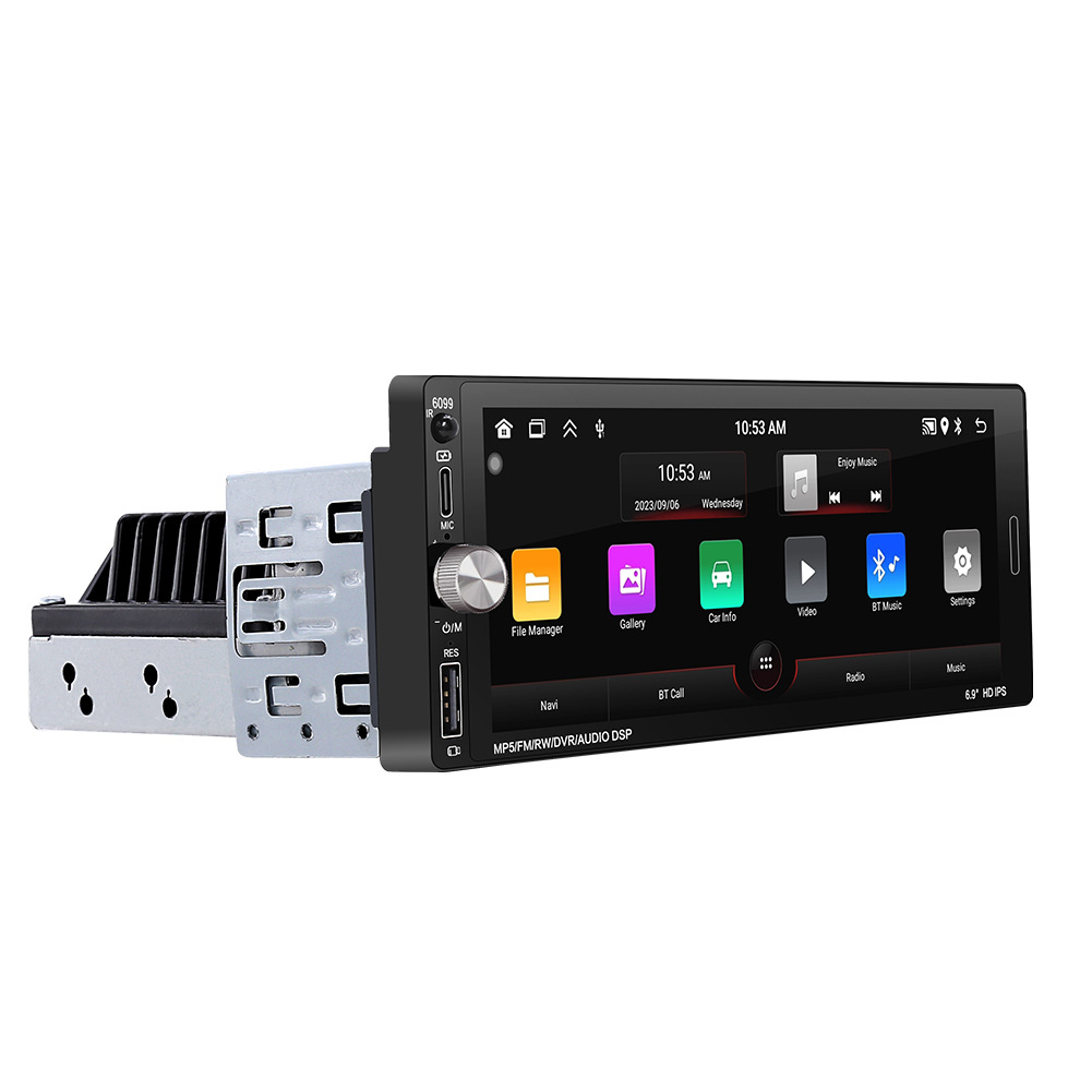 Single-Cylinder 6.9inch Android Central Console Car Large Screen Smart Navigation Car Mp5 Player Car Gps Navigation