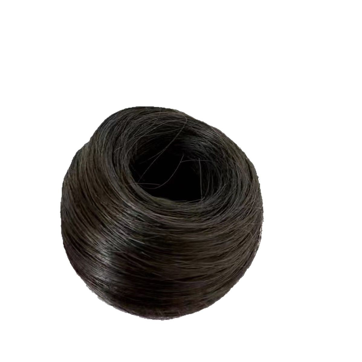 Spot Wholesale Factory Direct Sales Wig Straight Hair Ring Ball Head Lazy Hair Twister to Increase Hair Naturally Fluffy