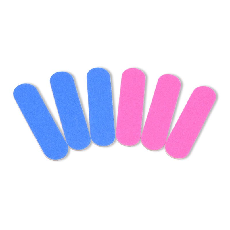 Factory disposable mini rubbing strip 5cm color nail file sand strip polishing strip nail rubbing strip nail tools