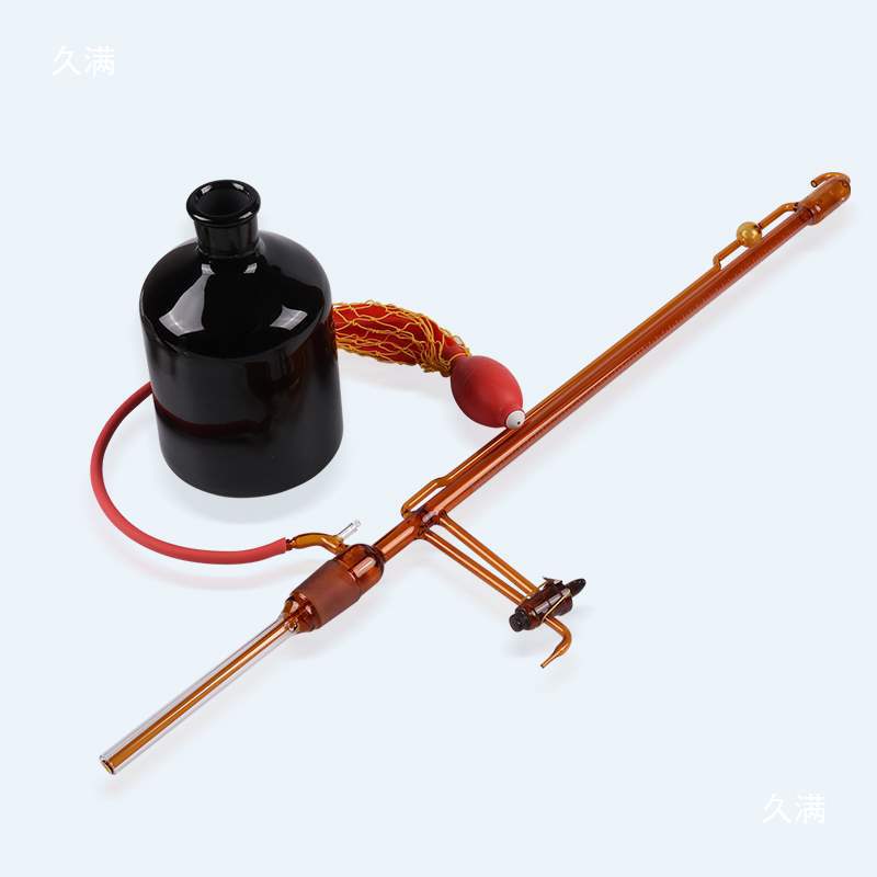 Brown Fully Automatic Zero-Return Burette 10Ml/25Ml/50Ml Ptfe Piston Acid-Base Universal Complete Set of Experiments
