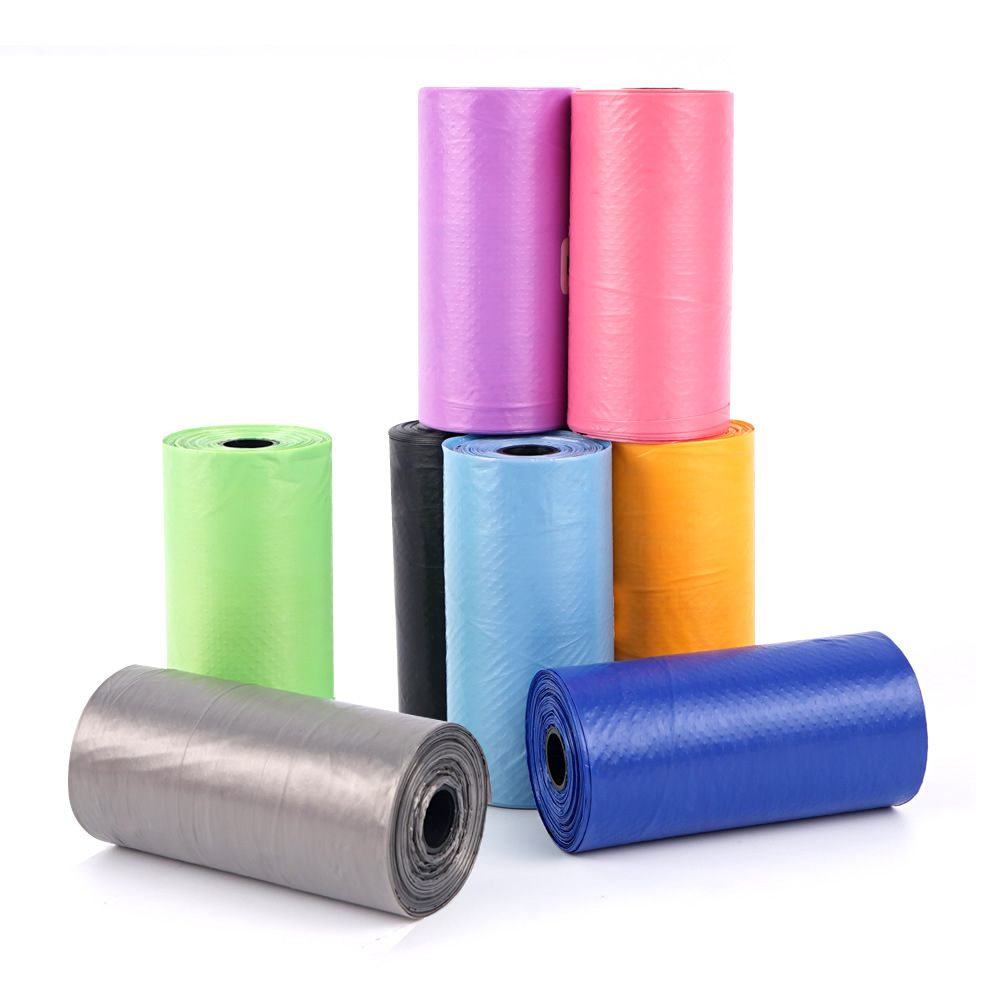 Индивидуальный печатный пакет для мусора для домашних животных, оптовая продажа, портативный пакет для уборки