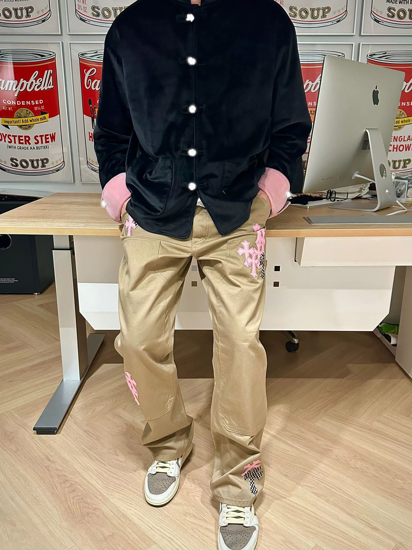 New Chinese style old money style velvet casual loose Tang suit men's and Women's Chinese style shirt jacket jacket