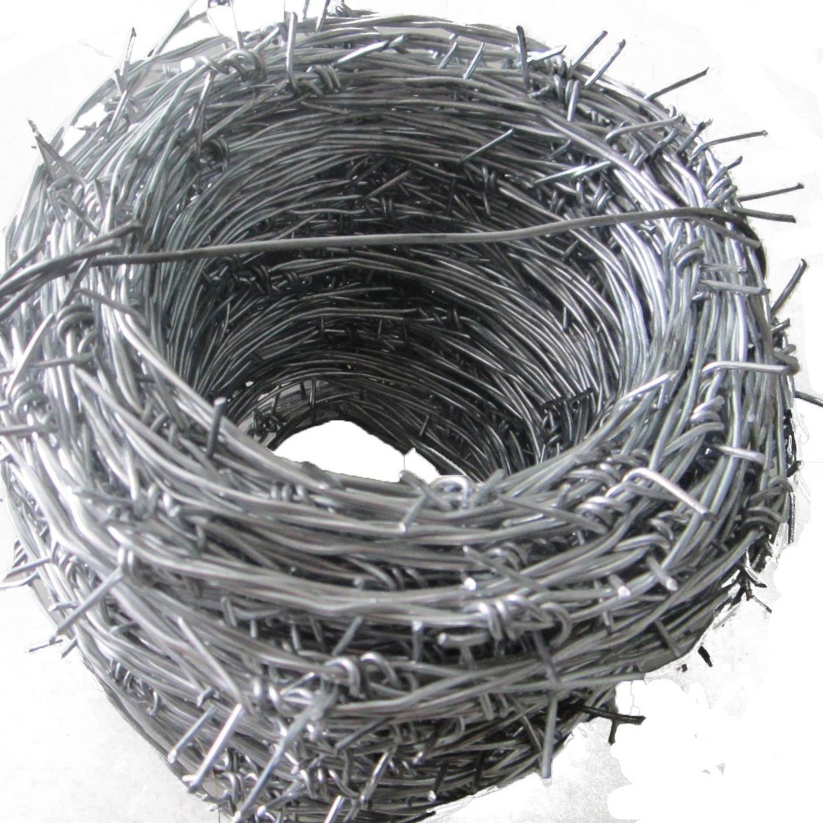 Hot-Dip Galvanized Steel Wire Double-Strand Encrypted Barbed Wire Fence Anti-Theft Iron Thorn Fence Barbed Wire Net