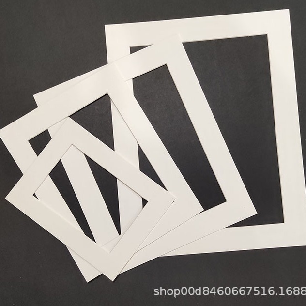 Прямоугольная квадратная рамка A3 A4 картонная с напечатанным логотипом круглая рамка для фотографий с подкладкой картонная рамка для фото 8K 4K