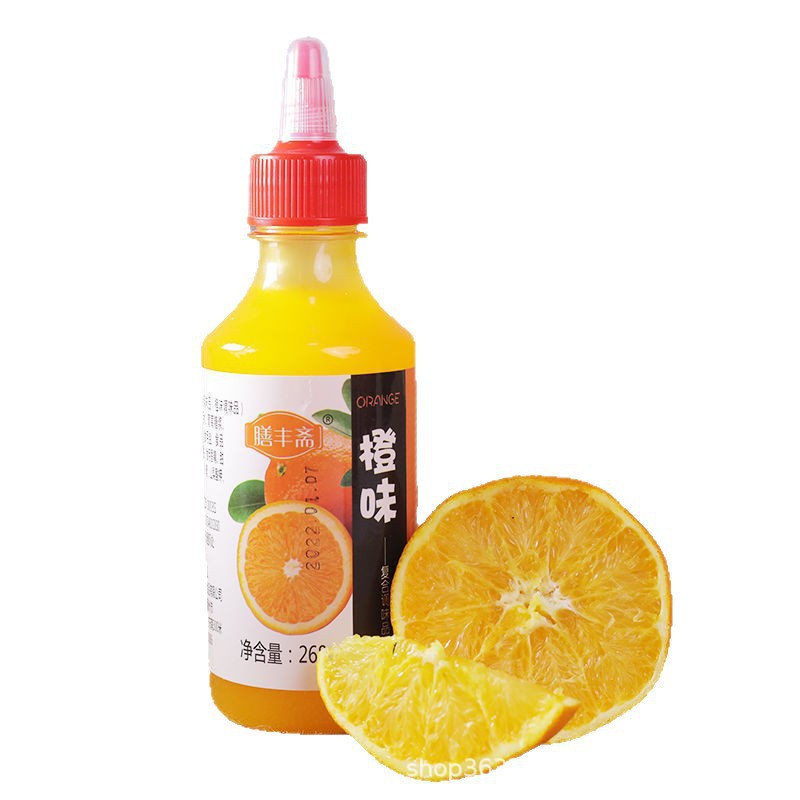 Concentrated Orange Juice Sauce, Orange Juice Pot, Special Squeeze Bottle for Meat, Hand Cake, Bread, Jam, Milk Tea, Baking