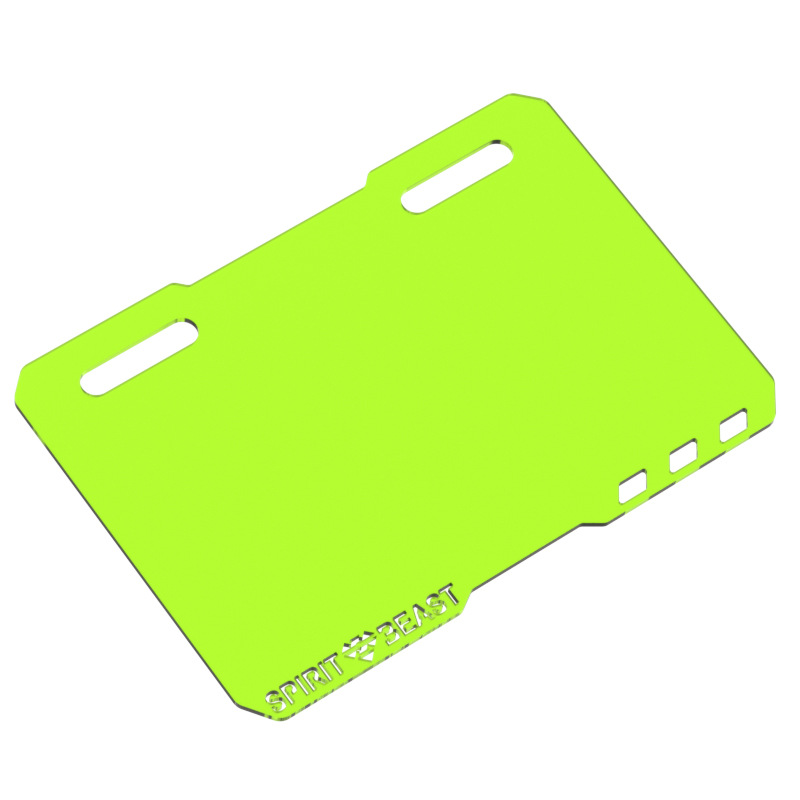 Motorcycle Acrylic Frame Refitting Accessories Scooter Rear Tail Frame New Traffic Rules Spirit Beast Universal Transparent Decorative Frame