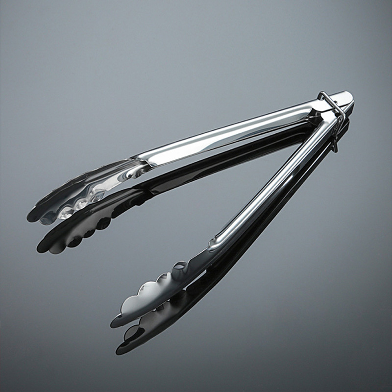 Food clip outdoor food clip stainless steel barbecue clip baking bread clip camping barbecue steak clip meal clip