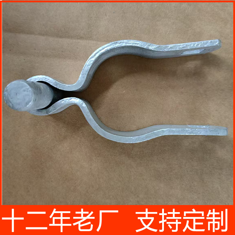 Hot-Dip Galvanized Chain Link Fence Gate Hinge Male and Female Hinge Chain Link Fence Guardrail Accessories Factory Wholesale