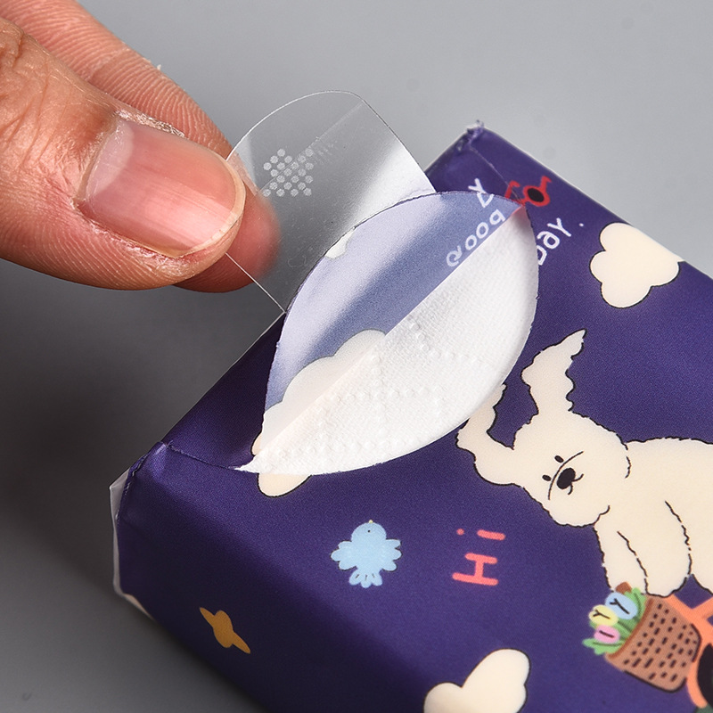 Factory in stock handkerchief paper wholesale printed logo wedding mini facial tissue small bag tissue portable Napkin