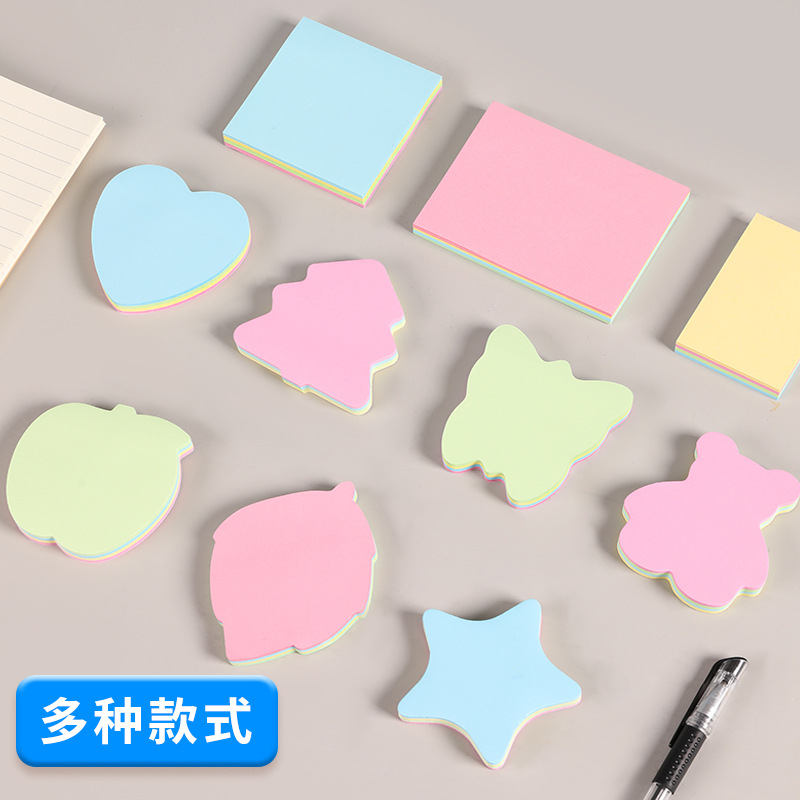 Post-It Notes for Primary School Students, Sticky Notes, Love Label Stickers, Cute Cartoon Messages, Can Be Pasted Labels