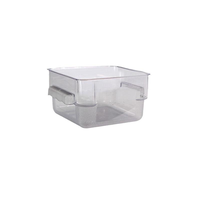 PP/PC square storage bucket food grade plastic kitchen with lid storage household commercial rice bucket flour Miscellaneous grain bucket