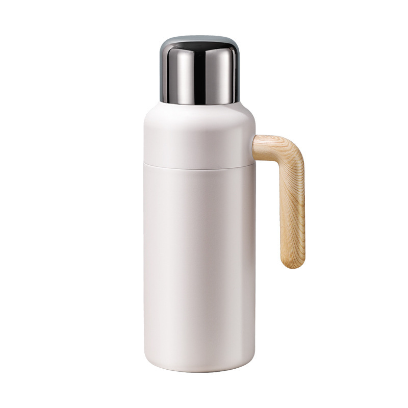 Large capacity stainless steel thermos cup high color stuffy teapot tea separation 316 cup office cup handle