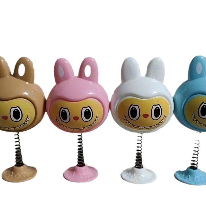 Cute Internet Celebrant Strawberry Bear Car Shake Children's Helmet Decoration Cartoon Electric Car Accessories Safety Helmet