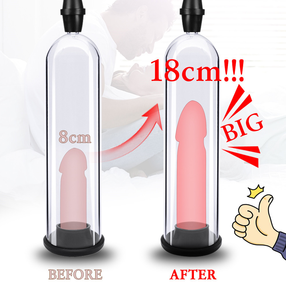 Small size vacuum air pump penis trainer men's pull rod negative pressure booster aircraft Cup adult sex products