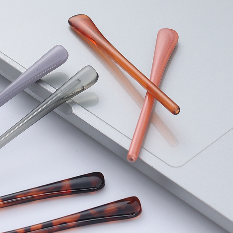 Glasses Foot Covers, Round Hole Anti-Slip Plate Covers, Glasses Frame Accessories, Anti-Wear Ear Acetate Material, Silent