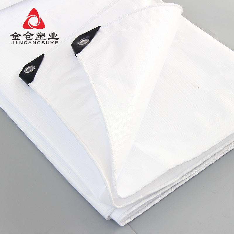 SOURCE Factory 180g double white thickened agricultural silk cloth PE plastic tarpaulin sun protection rain proof waterproof tarpaulin