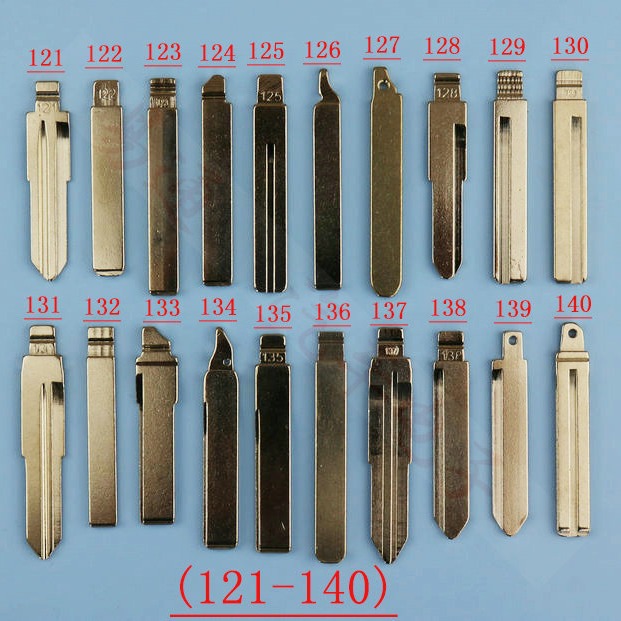 Car folding remote control key embryo head VVDI chino KD TY sub-machine modified embryo original slot 81-160